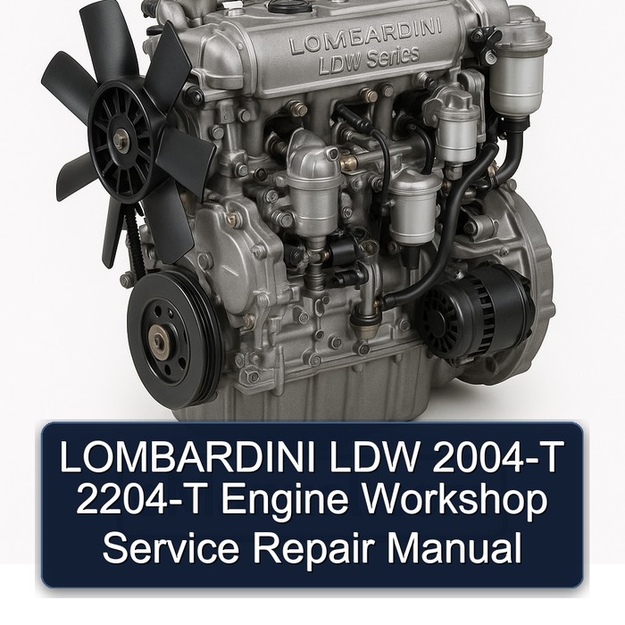 LOMBARDINI LDW 2004-T 2204-T Engine Workshop Service Repair Manual