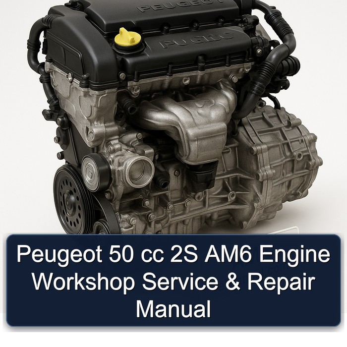 Peugeot 50 cc 2S AM6 Engine Workshop Service & Repair Manual