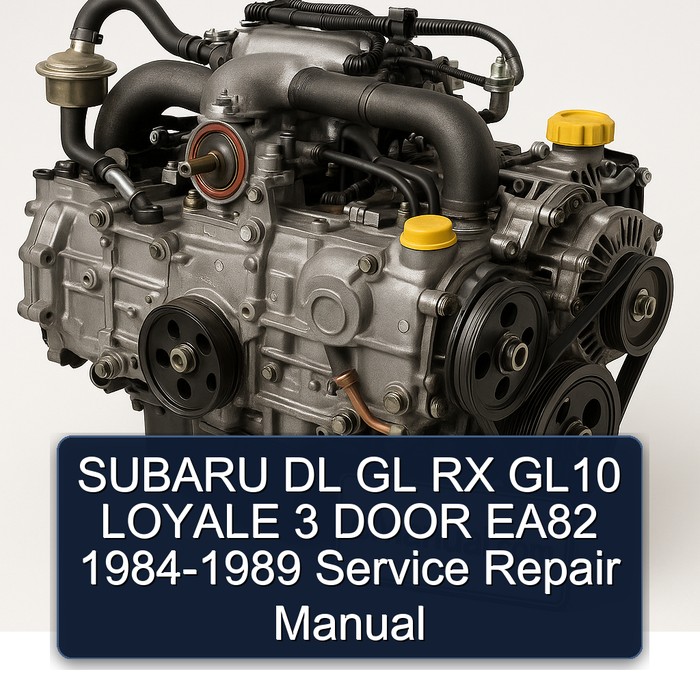 SUBARU DL GL RX GL10 LOYALE 3 DOOR EA82 1984-1989 Service Repair Manual