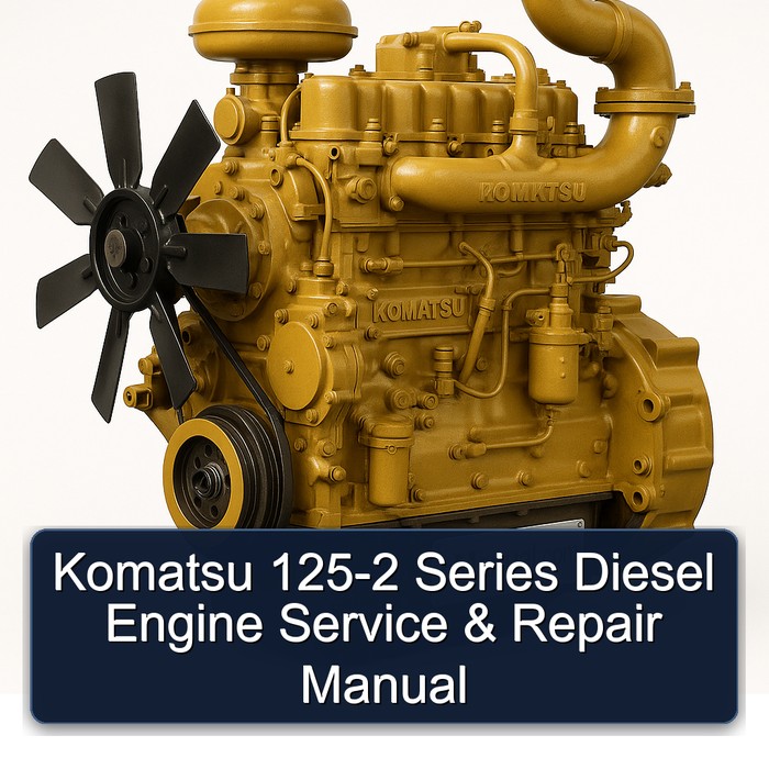Komatsu 125-2 Series Diesel Engine Service & Repair Manual