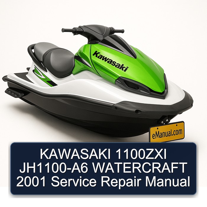 KAWASAKI 1100ZXI JH1100-A6 WATERCRAFT 2001 Service Repair Manual