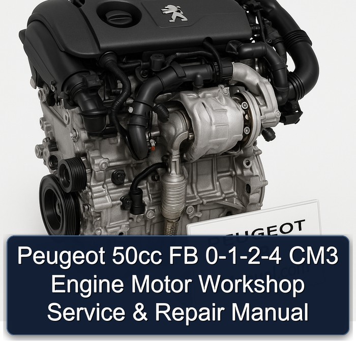Peugeot 50cc FB 0-1-2-4 CM3 Engine Motor Workshop Service & Repair Manual