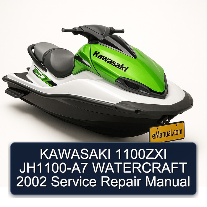 KAWASAKI 1100ZXI JH1100-A7 WATERCRAFT 2002 Service Repair Manual