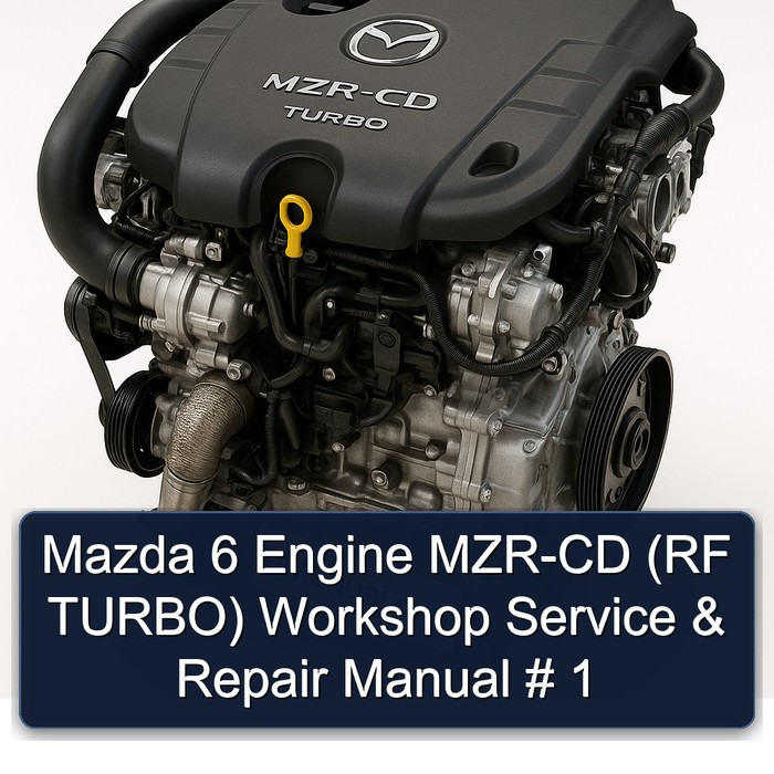 Mazda 6 Engine MZR-CD (RF TURBO) Workshop Service & Repair Manual # 1