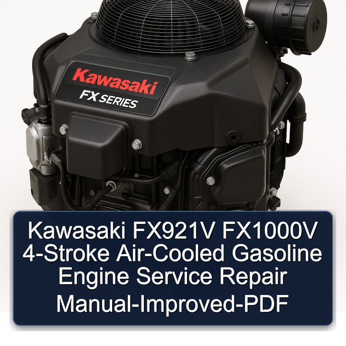 Kawasaki FX921V FX1000V 4-Stroke Air-Cooled Gasoline Engine Service Repair Manual-Improved-PDF