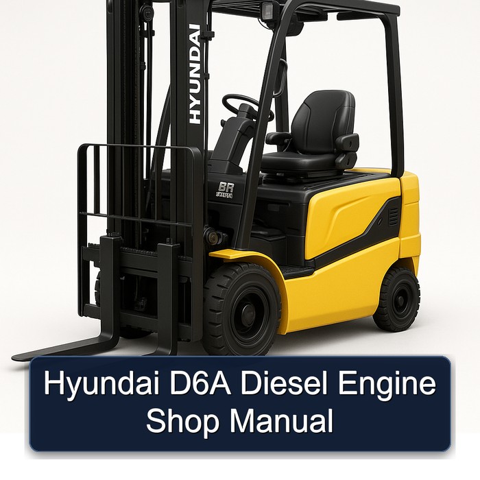 Hyundai D6A Diesel Engine Shop Manual