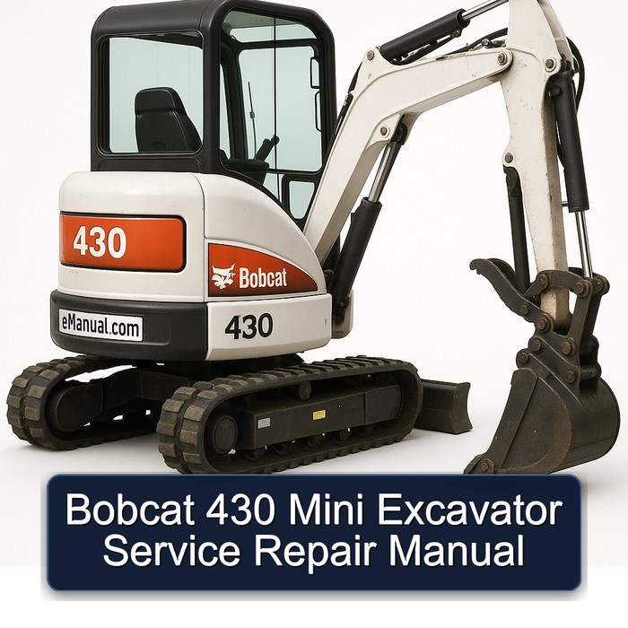 Bobcat 430 Mini Excavator Service Repair Manual
