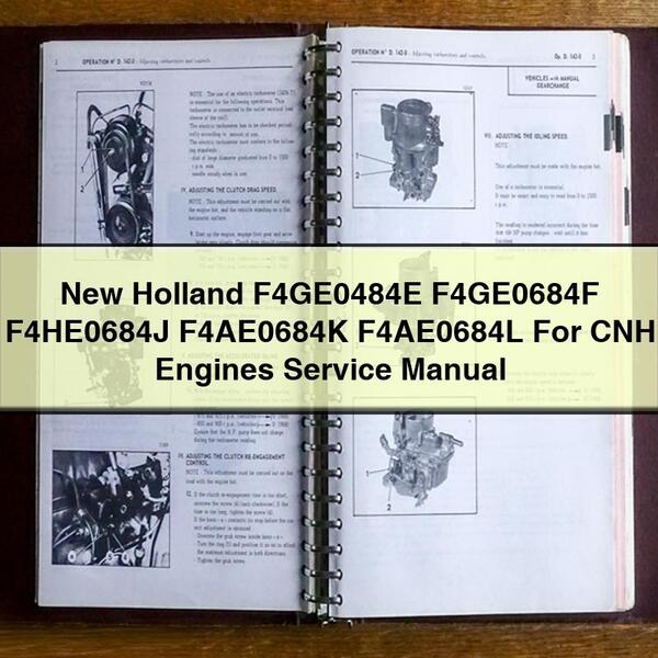 New Holland F4GE0484E F4GE0684F F4HE0684J F4AE0684K F4AE0684L For CNH Engines Service Manual PDF Download - Click Image to Close