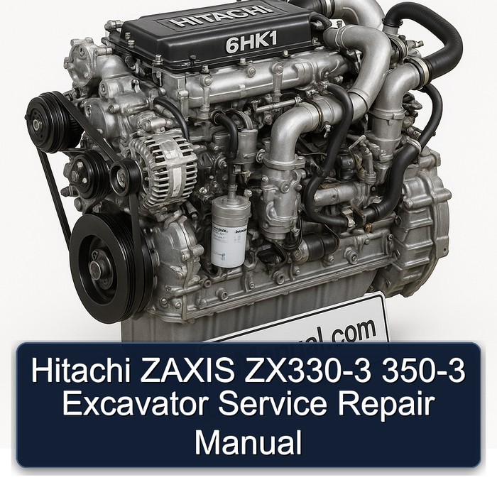 Hitachi ZAXIS ZX330-3 350-3 Excavator Service Repair Manual