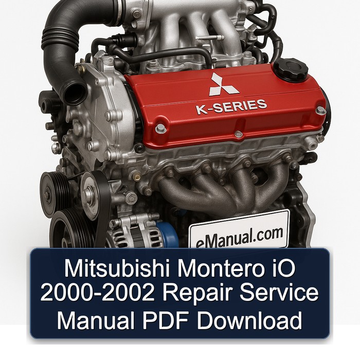 Mitsubishi Montero iO 2000-2002 Repair Service Manual PDF Download