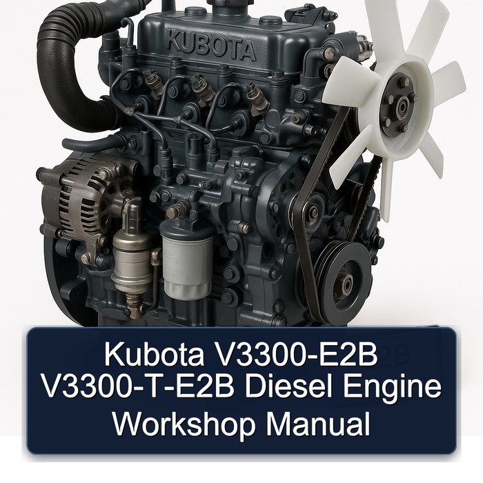 Kubota V3300-E2B V3300-T-E2B Diesel Engine Workshop Manual
