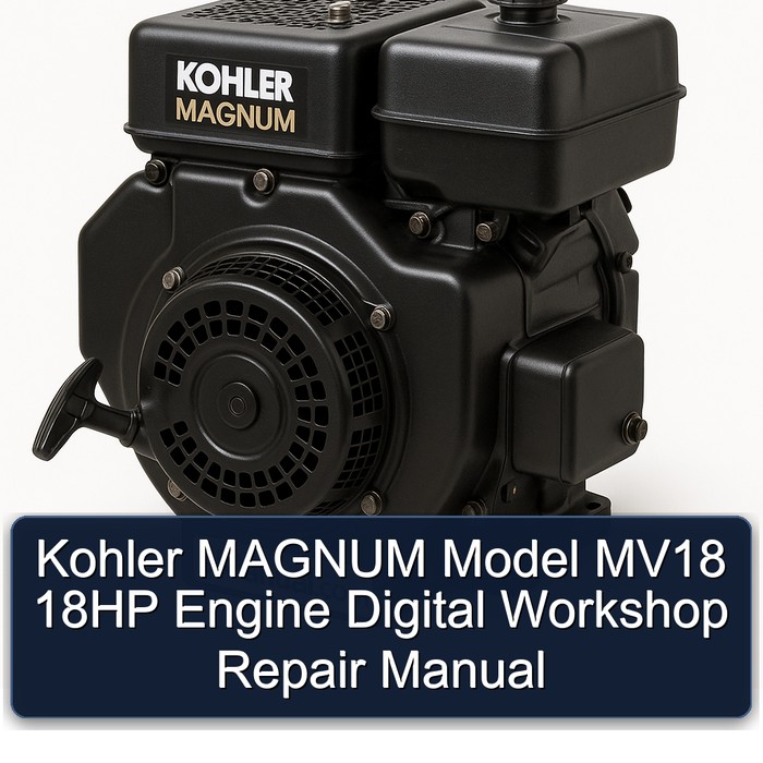 Kohler MAGNUM Model MV18 18HP Engine Digital Workshop Repair Manual