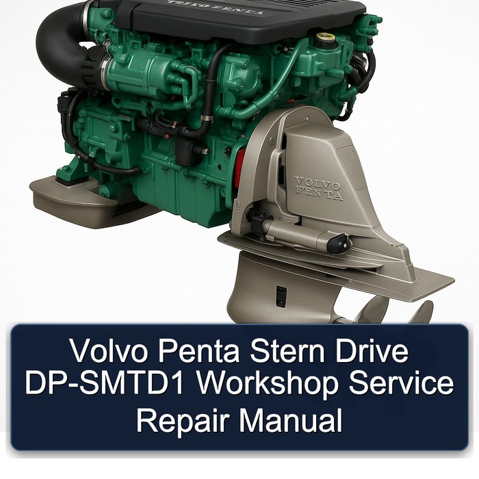 Volvo Penta Stern Drive DP-SMTD1 Workshop Service Repair Manual