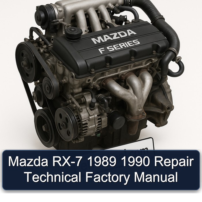Mazda RX-7 1989 1990 Repair Technical Factory Manual
