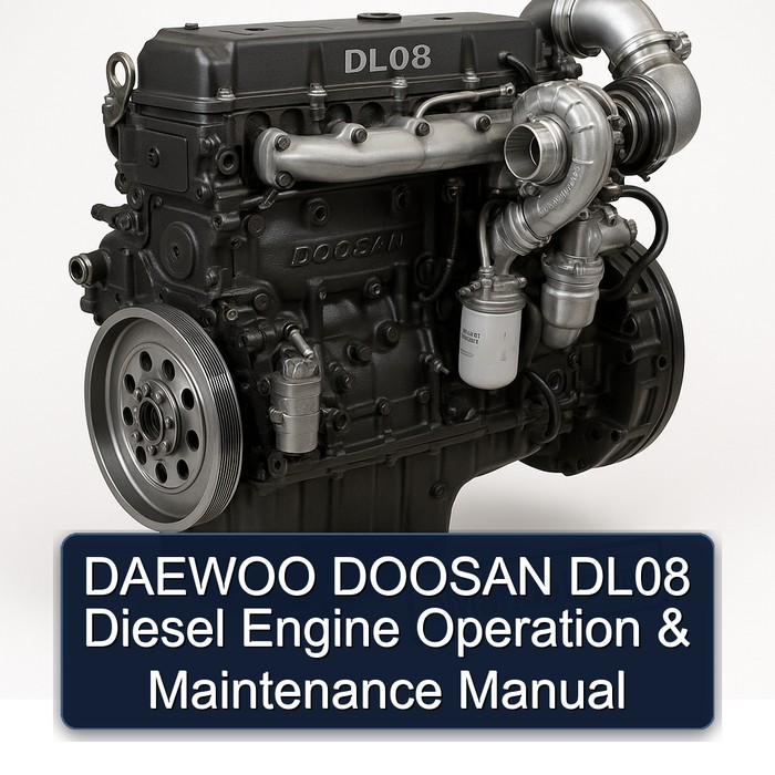 DAEWOO DOOSAN DL08 Diesel Engine Operation & Maintenance Manual