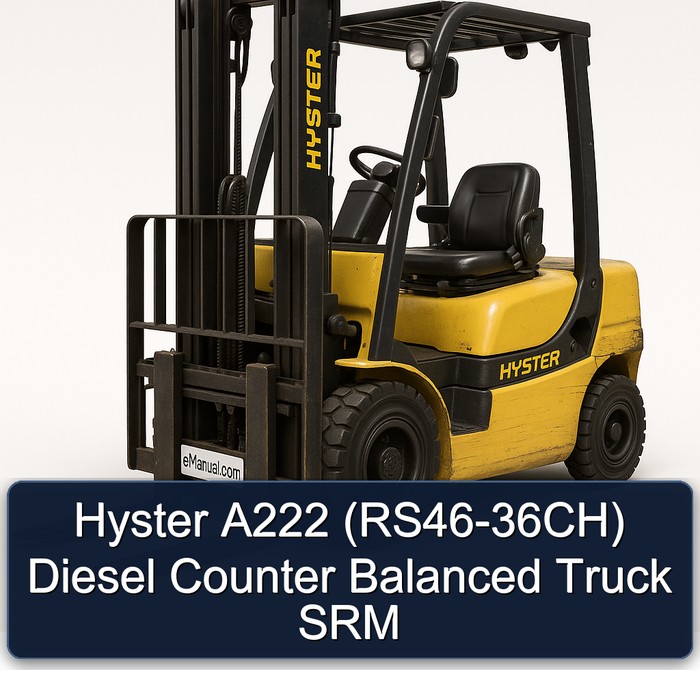 Hyster A222 (RS46-36CH) Diesel Counter Balanced Truck SRM