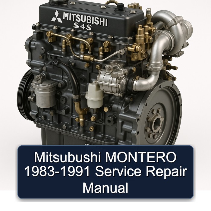 Mitsubushi MONTERO 1983-1991 Service Repair Manual