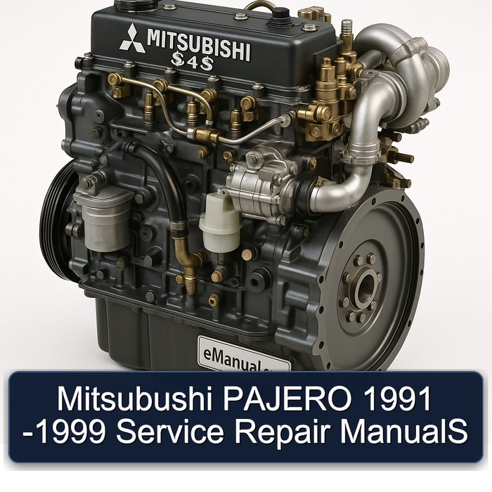 Mitsubushi PAJERO 1991 -1999 Service Repair ManualS