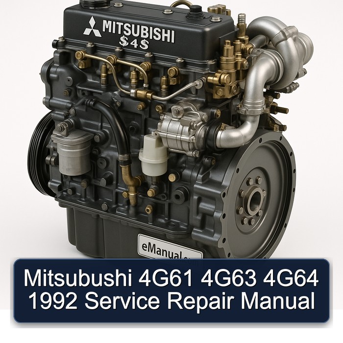 Mitsubushi 4G61 4G63 4G64 1992 Service Repair Manual