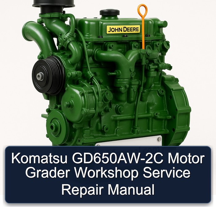 Komatsu GD650AW-2C Motor Grader Workshop Service Repair Manual