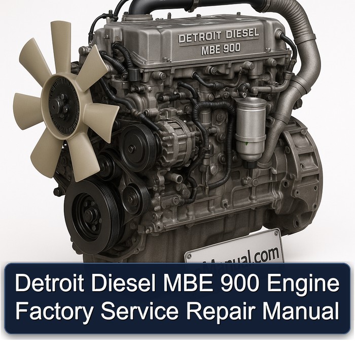 Detroit Diesel MBE 900 Engine Factory Service Repair Manual
