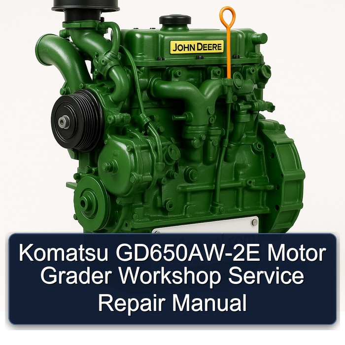Komatsu GD650AW-2E Motor Grader Workshop Service Repair Manual