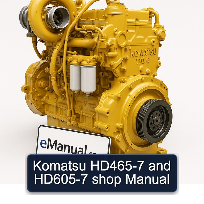 Komatsu HD465-7 and HD605-7 shop Manual