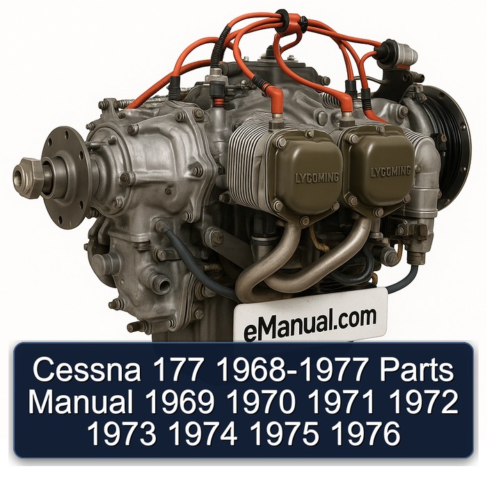 Cessna 177 1968-1977 Parts Manual 1969 1970 1971 1972 1973 1974 1975 1976