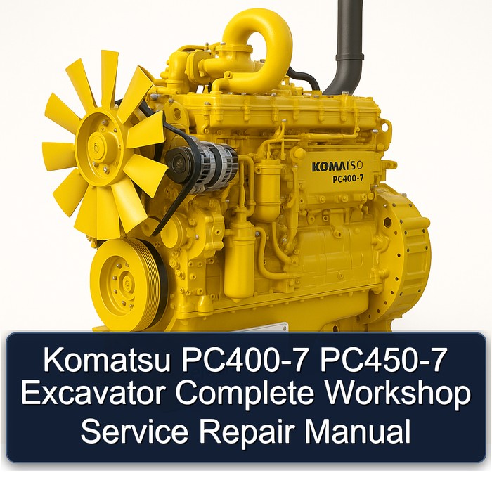 Komatsu PC400-7 PC450-7 Excavator Complete Workshop Service Repair Manual