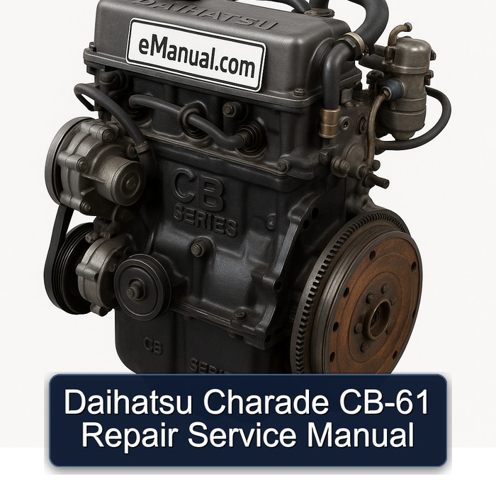 Daihatsu Charade CB-61 Repair Service Manual