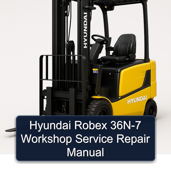 Hyundai Robex 36N-7 Workshop Service Repair Manual