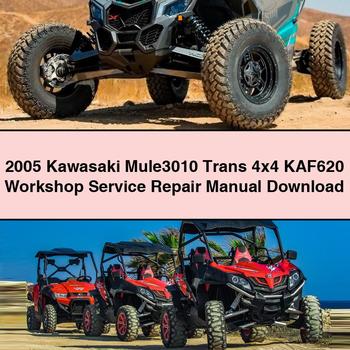 2005 Kawasaki Mule3010 Trans 4x4 KAF620 Workshop Service Repair Manual