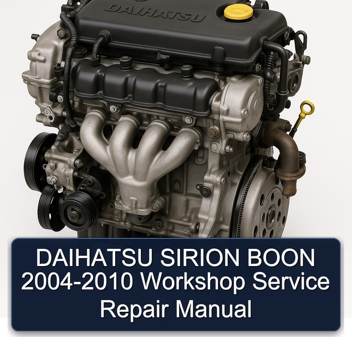 DAIHATSU SIRION BOON 2004-2010 Workshop Service Repair Manual