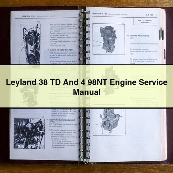 Leyland 38 TD And 4 98NT Engine Service Manual PDF Download - Click Image to Close