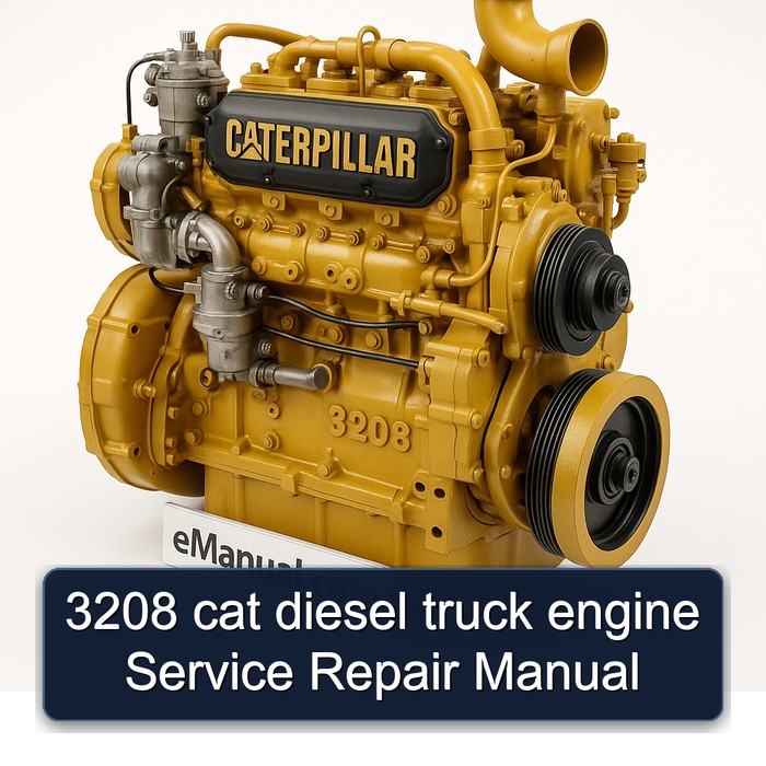 3208 cat diesel truck engine Service Repair Manual