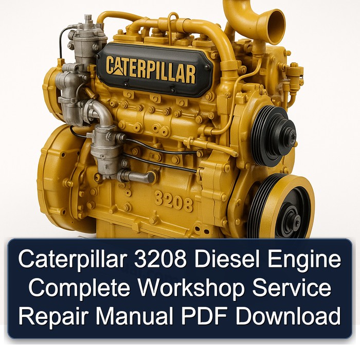 Caterpillar 3208 Diesel Engine Complete Workshop Service Repair Manual PDF Download