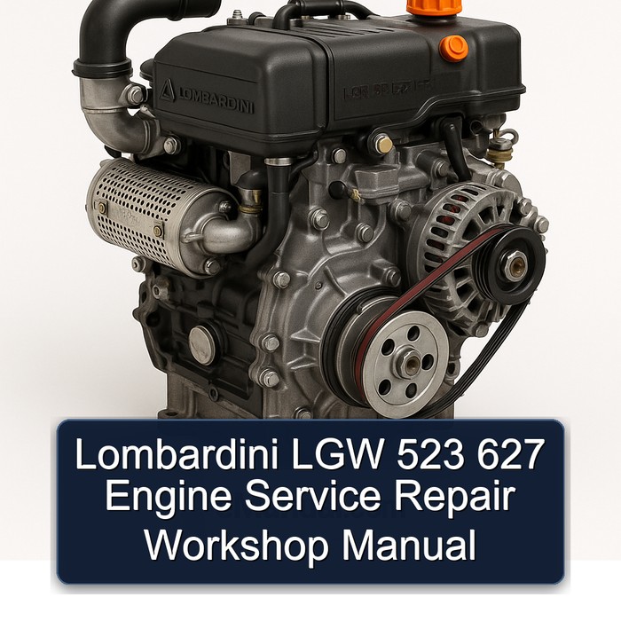Lombardini LGW 523 627 Engine Service Repair Workshop Manual