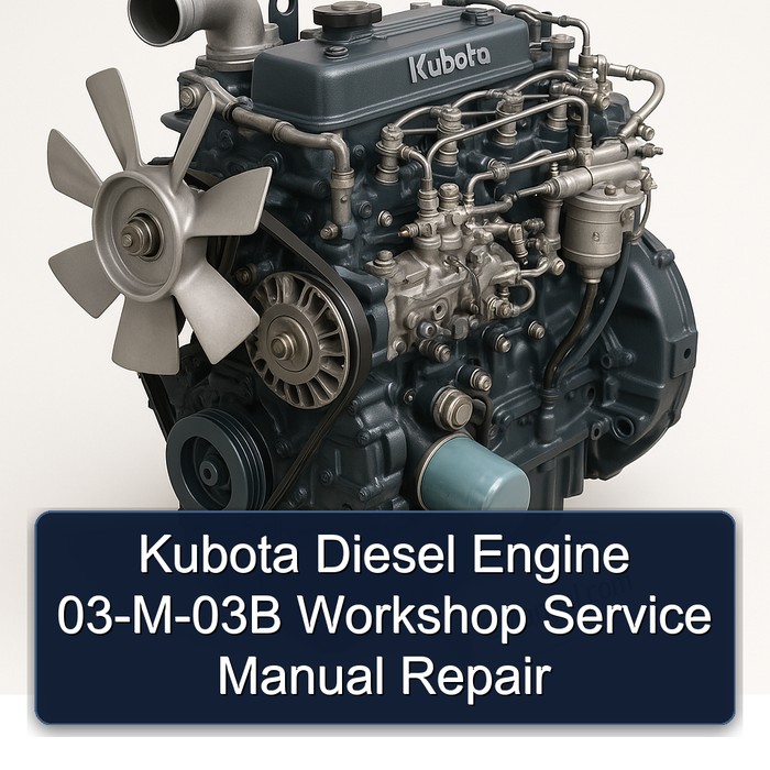 Kubota Diesel Engine 03-M-03B Workshop Service Manual Repair