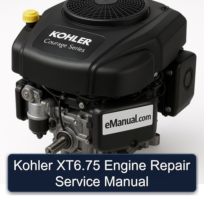 Kohler XT6.75 Engine Repair Service Manual