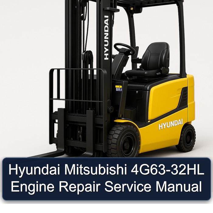 Hyundai Mitsubishi 4G63-32HL Engine Repair Service Manual