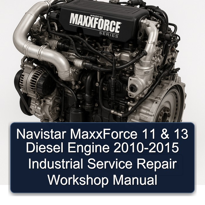 Navistar MaxxForce 11 & 13 Diesel Engine 2010-2015 Industrial Service Repair Workshop Manual