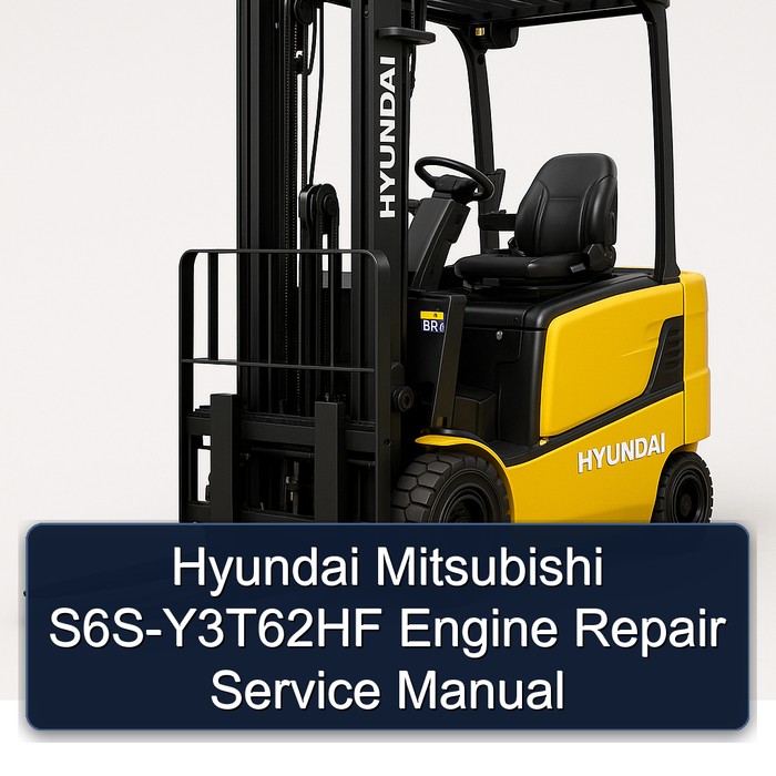 Hyundai Mitsubishi S6S-Y3T62HF Engine Repair Service Manual