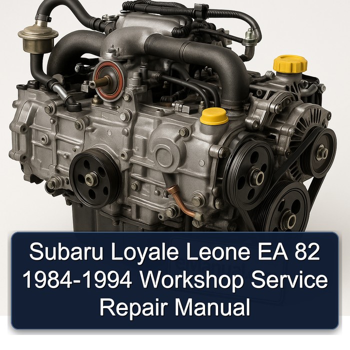 Subaru Loyale Leone EA 82 1984-1994 Workshop Service Repair Manual