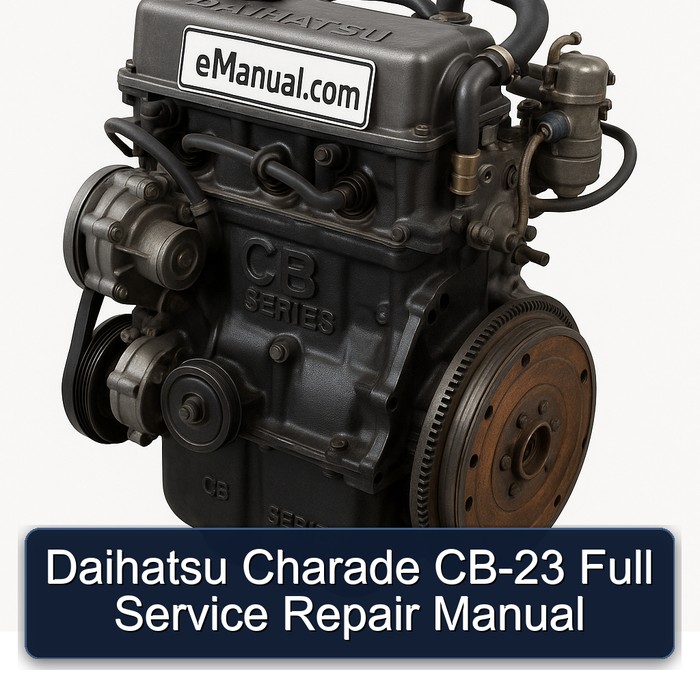 Daihatsu Charade CB-23 Full Service Repair Manual