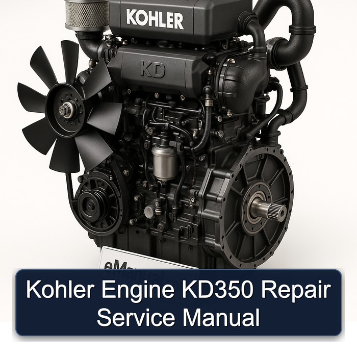 Kohler Engine KD350 Repair Service Manual