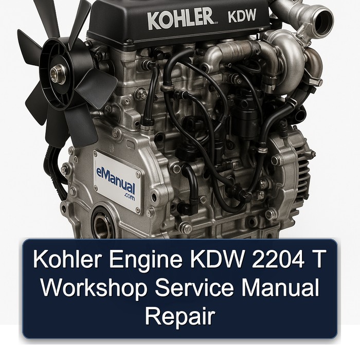 Kohler Engine KDW 2204 T Workshop Service Manual Repair