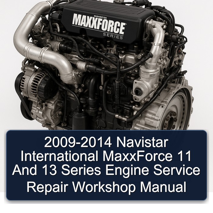 2009-2014 Navistar International MaxxForce 11 And 13 Series Engine Service Repair Workshop Manual