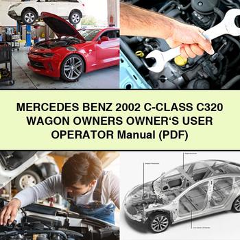 Mercedes Benz 2002 C-Class C320 WAGON Owners Owner\'s User Operator Manual (PDF)