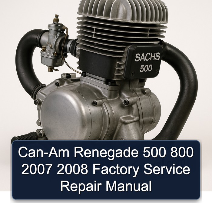 Can-Am Renegade 500 800 2007 2008 Factory Service Repair Manual