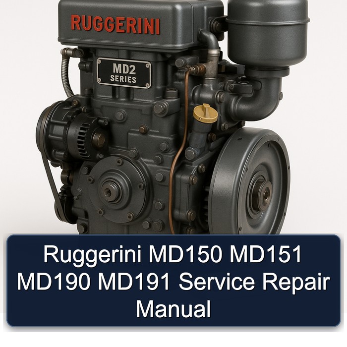 Ruggerini MD150 MD151 MD190 MD191 Service Repair Manual